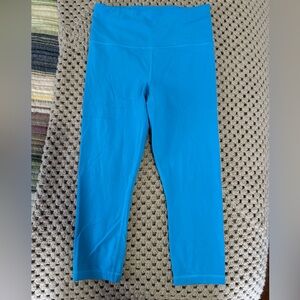 Athleta Bright Blue Capri Leggings